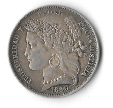 PEROU  1 PESETA  ARGENT 1880  TTB+