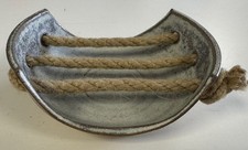 TERRE O POSSIBLE Petit Porte Savon En Grès De Puisaye Corde Synthétique / EB04