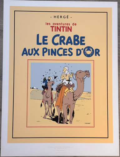 Herge serigraphie tintin le - herge,