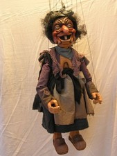 Marionnette sorcière - poupée originale faite à la main