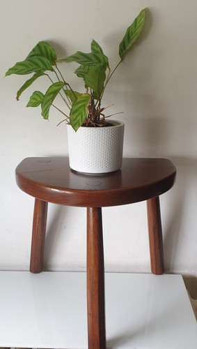 Ancien tabouret ferme tripode - tabouret,