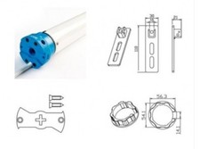 Kit moteur tubulaire 50Nm pour volet roulant mondrian 5, 230v CAME 001UY0064