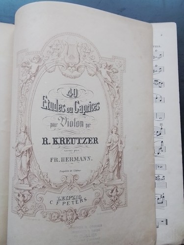 Partition ancienne kreutzer - partition,