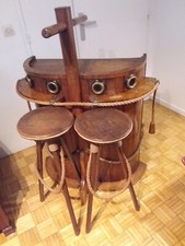 bar style bateau avec tabouret