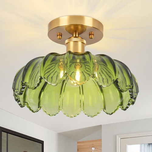 Plafonnier vintage e27 25cm - plafonnier,