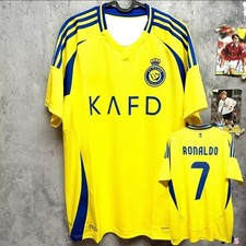 Maillot Football Ronaldo Al Nassr Adulte/Enfant T-Shirt Manche Courte Foot Été 