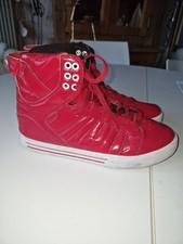 ❤️ Basket Homme Vintage Retro Supra P43 Rouge
