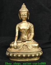 5.9"Old Tibet Bronze Gilt
