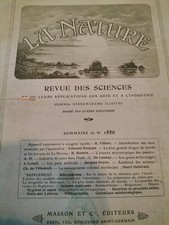 La NATURE (1909)- Appareil G