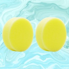  2 Pcs Produits D’entretien Ménagers Tampon Polissage Voiture Éponge