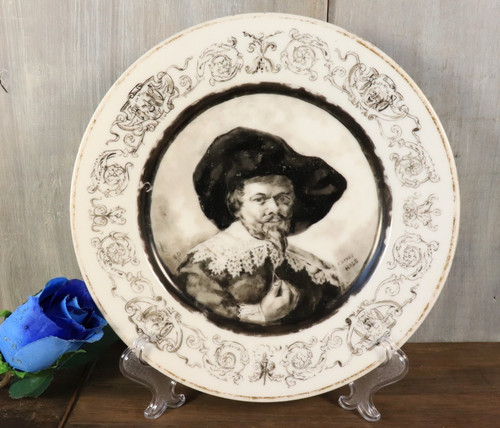 Assiette ancienne - ancienne, en