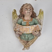 Sculpture, Ange, Polychrome, Église, Retable, carme, Anglais, Saint Simon Stock,
