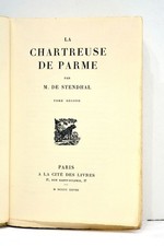 LIVRE ANCIEN STHENDAL LA CHARTREUSE DE PARME ROMANTISME REALISME 1928