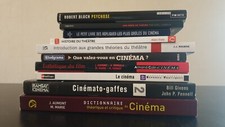 Lot de livres, Histoire du cinema, théâtre, étudiant,