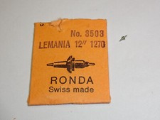 Lemania balance staff 1270  3600  27.26.5 axe de balancier Unruhwelle Ronda 3503