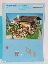 PLAYMOBIL REF 5422 MANUEL INSTRUCTIONS DE MONTAGE CABANE TYROLIENNE