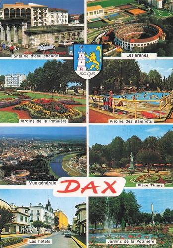 Dax fontaine eau chaude - fontaine, d