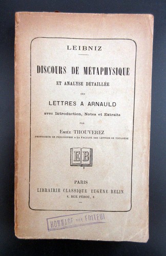 Leibniz discours de - discours,
