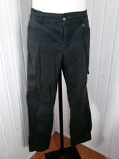 Pantalon CHINO coton bleu délavé taille haute reglable TERRE DE MARINS 44/46