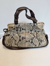 Sac LANCEL cuir façon python / Très bon état Lancel + dust bag TBE