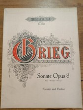 Livre Livret Partition Musique ancienne Brieg Sonate Opus 8 klavier und Violine