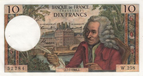 France francs voltaire - -,