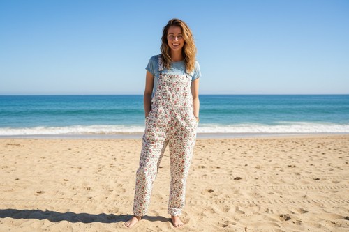 Yak yeti white overalls with - yak, &