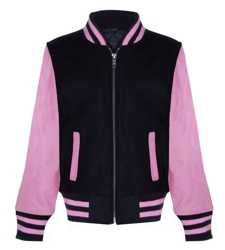 Veste bomber noire - noire, rose