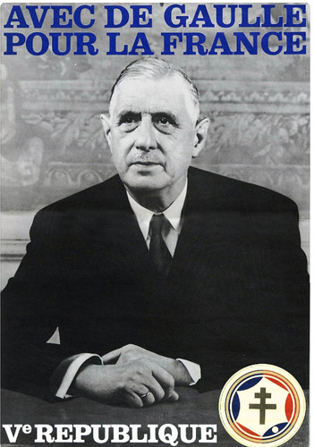 Affiche poster gaulle - affiche,
