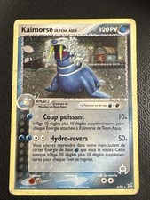 Carte Pokémon Kaimorse Team Aqua 6/95 Holo Reverse Bloc EX FR