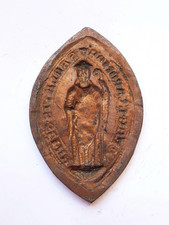 empreinte de SCEAU MEDIEVAL à étudier 12