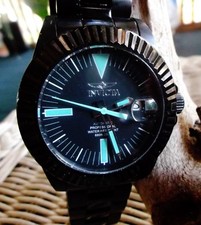 Invicta 16848 Pro Diver Legacy Date Black Stainless Steel Bracelet Watch