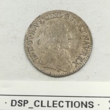 1/12 ÉCU 1642 A - LOUIS XIII - BEL ETAT !!! Réf:98/M05