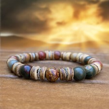 Bracelet Homme femme Jaspe