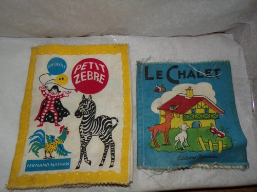 Livre tissu bébé petit - en,
