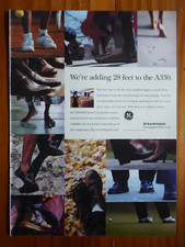 6/2001 PUB GENERAL ELECTRIC CF6-80E1 AIRCRAFT ENGINE AIRBUS A330 ORIGINAL AD