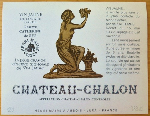 Etiquettes vins chateau chalon - etiquettes,