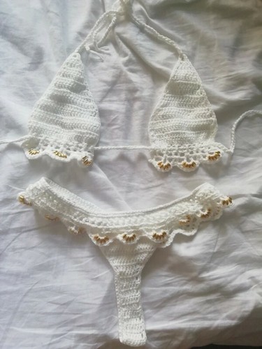Maillot bain crocheté sexy - crocheté,