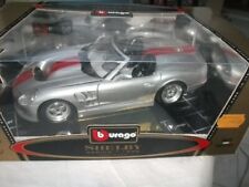 Shelby 1 roadster gris 1998 -2005  1/18 Burago 3323 Neuf boite