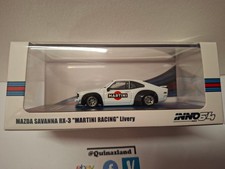 Inno64 Mazda Savanna RX3 Martini Racing Livery, white/blue/red  (NP49)