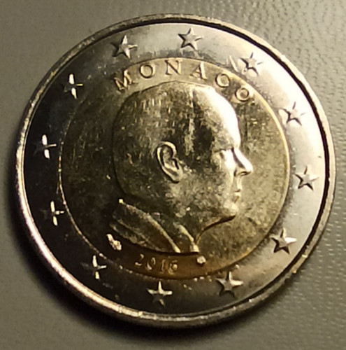 Piece euros monaco 2016 - piece,