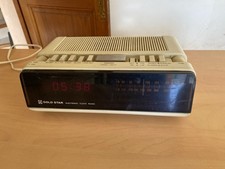 Electronic clock Radio réveil FM LW vintage Gold star RK-305 années 70 80