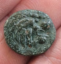 Monnaie Grecque Bronze Lion
