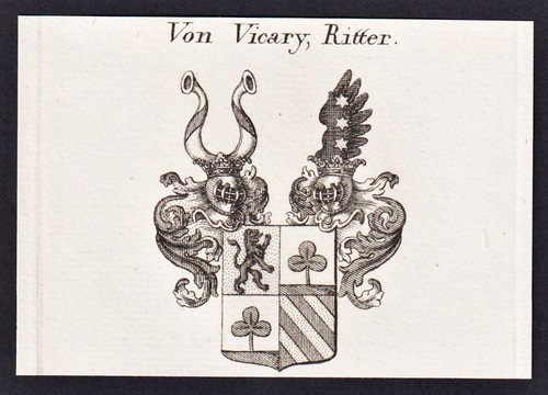 Vicary chevalier blason - vicary,
