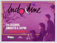 Affiche / Poster 40x60 cm "Indochine" Panamericana Red / Nicola Sirkis