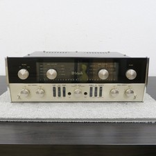 Préamplificateur stéréo vintage McIntosh C22 fonctionne avec étui dédié en bois