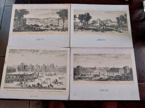 Menus anciens compagnie - 4,