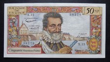 50 N.Francs "Henri IV"  - 2