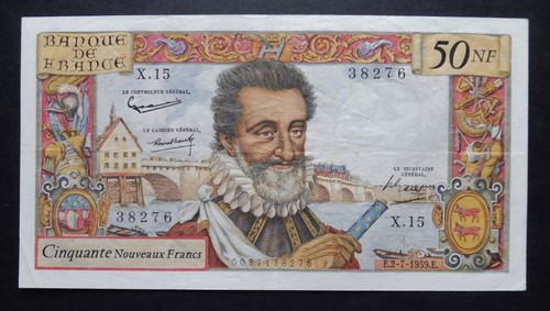 Francs henri 2 - 50, iv"