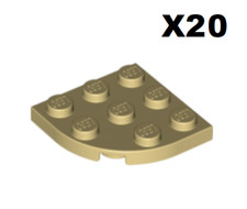 Lego ® Lot 20 Plaque Angle